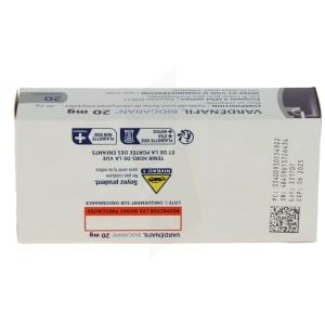 Vardenafil Biogaran 20 Mg, Comprimé