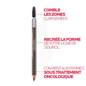 La Roche Posay Toleriane Maquillage Crayon Sourcils Teinte Foncée Crayon/0,6g