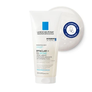 La Roche Posay Effaclar H Iso-biome Crème Lavante Hydratante Apaisante Anti-imperfections Flacon Pompe/200ml