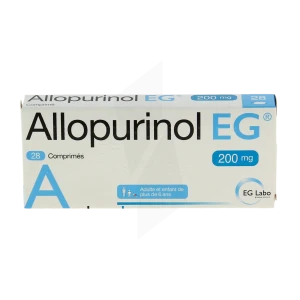 Allopurinol Eg 200 Mg, Comprimé
