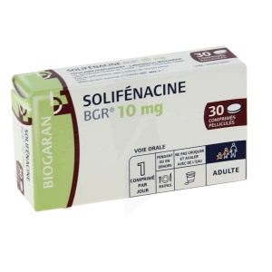Solifenacine Bgr 10 Mg, Comprimé Pelliculé