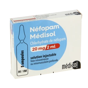 Nefopam Medisol 20 Mg/2 Ml, Solution Injectable