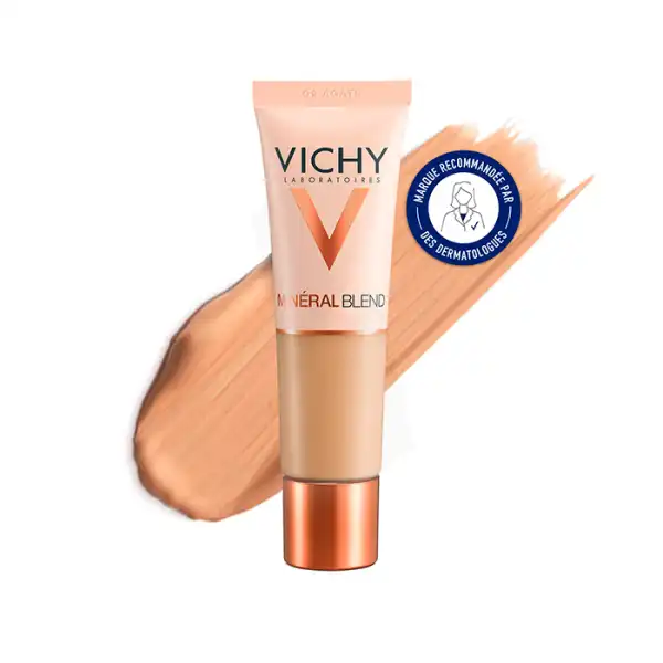 Vichy Minéralblend Fond De Teint Hydratant Teint Frais Teinte N°09 Agate Tube/30ml