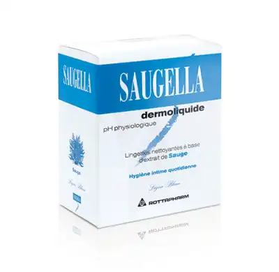 Saugella Lingette Dermoliquide Hygiène Intime 10 Sachets à LA-RIVIERE-DE-CORPS