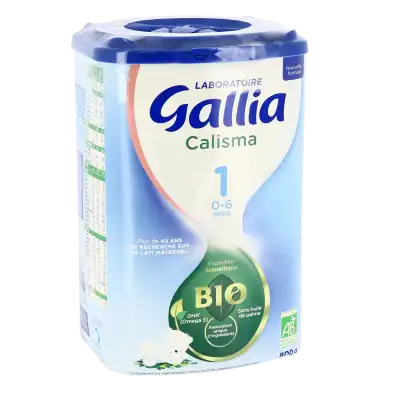 Gallia Calisma Bio 1 Lait En Poudre B/800g à VILLENAVE D'ORNON