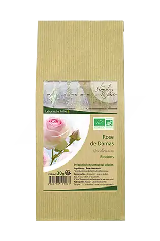 Laboratoire Altho Rose (damascena) Bio, Plante Sèche, Bouton 30g