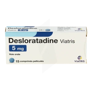 Desloratadine Viatris 5 Mg, Comprimé Pelliculé