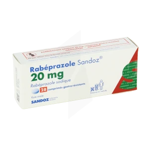Rabeprazole Sandoz 20 Mg, Comprimé Gastro-résistant