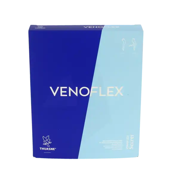 Thuasne Venoflex Secret 2 Bas Antiglisse Femme Noir T3n-