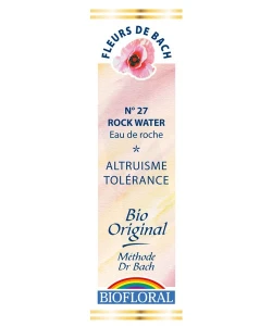 Biofloral Fleurs De Bach N°27 Rock Water Elixir