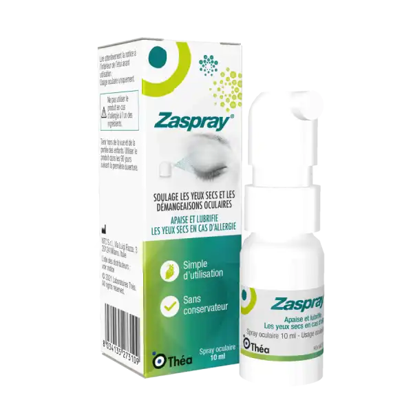 Zaspray Spray Oculaire Apaisant Et Lubrifiant Fl/10ml