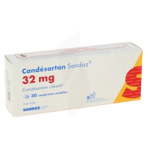 Candesartan Sandoz 32 Mg, Comprimé Sécable