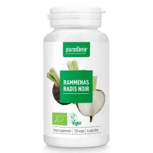 Purasana Radis Noir 300mg Gélules B/120