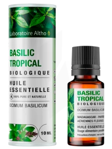 Laboratoire Altho Huile Essentielle Basilic Tropical Bio 10ml