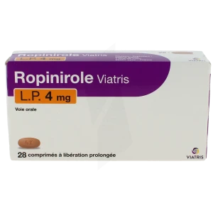 Ropinirole Viatris Lp 4 Mg, Comprimé à Libération Prolongée