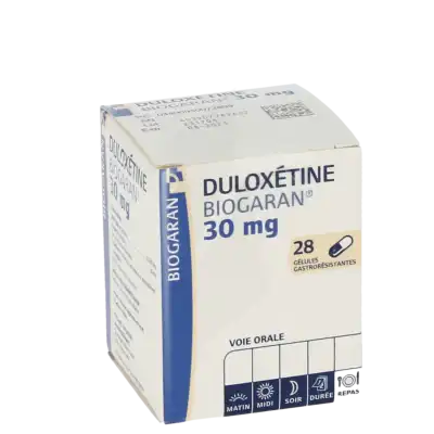 Duloxetine Biogaran 30 Mg, Gélule Gastro-résistante à Chelles