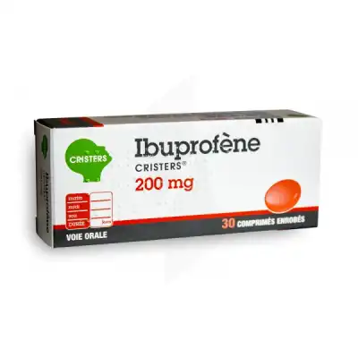 IBUPROFENE CRISTERS 200 mg, comprimé enrobé