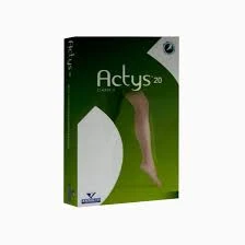 Actys® 20 Femme Classe Ii Collant Beige Taille 2 Long Pied Fermé