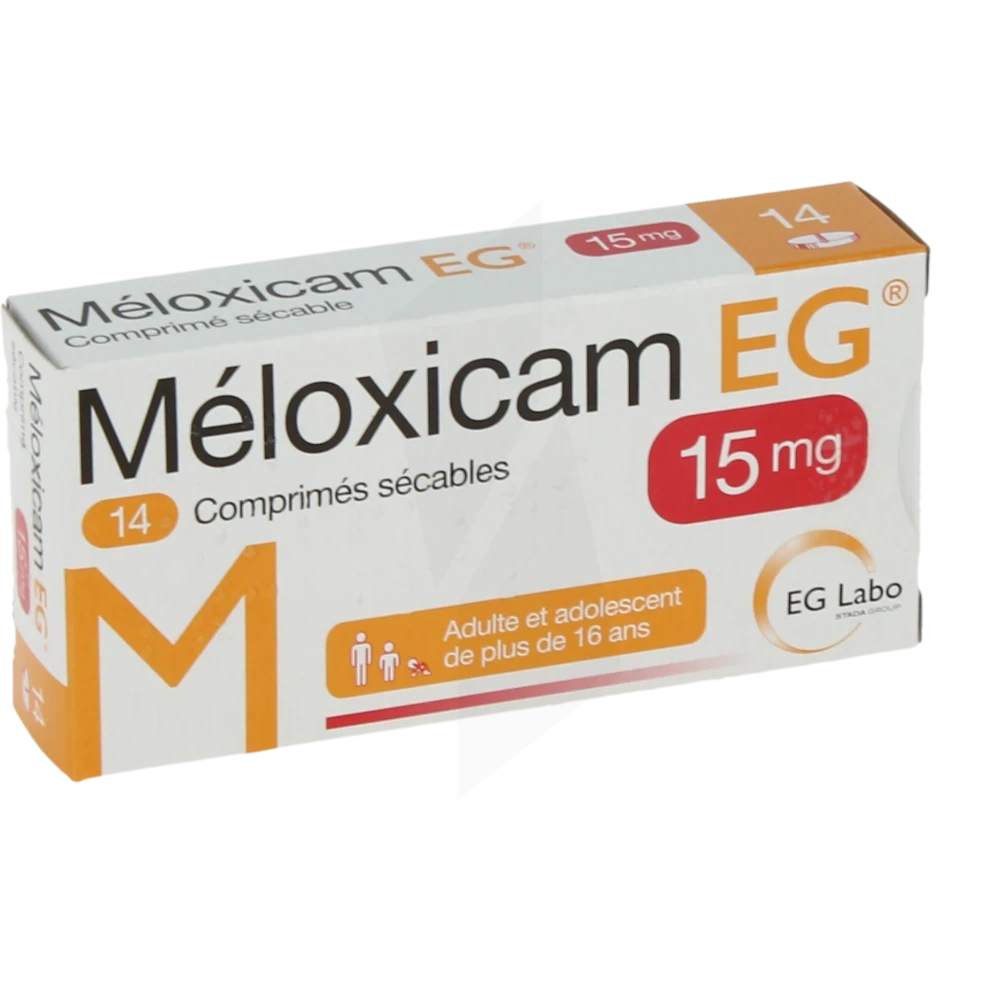 Meloxicam Eg 15 Mg, Comprimé Sécable