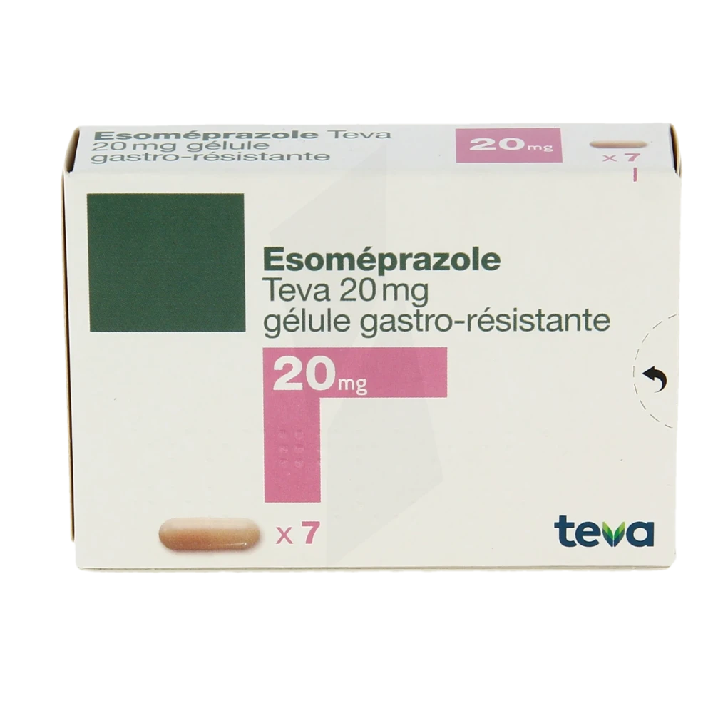 Esomeprazole teva store 20 mg