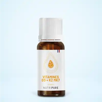 Nutripure Vitamine D3 K2-mk7 1000ui Flacon De 20ml à QUINCAMPOIX
