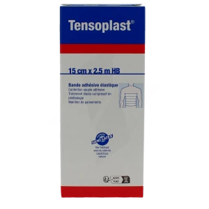 Tensoplast Hb Bande Adhésive élastique 15cmx2,5m
