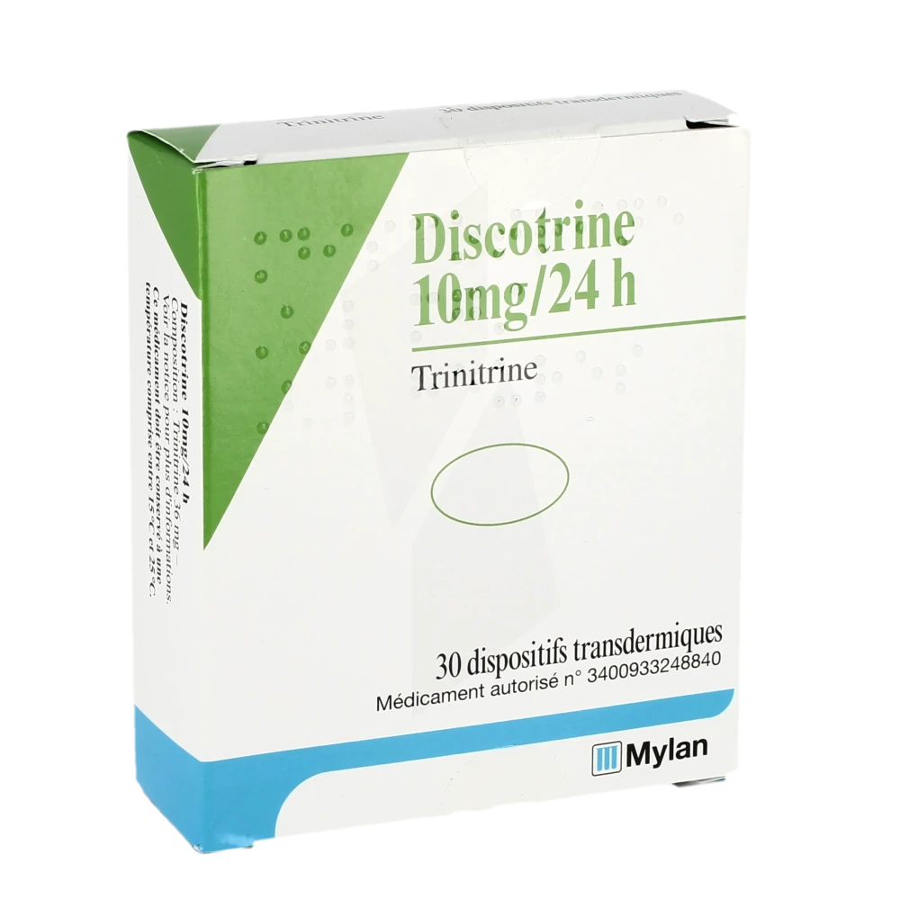 Discotrine 10 Mg/24 Heures, Dispositif Transdermique