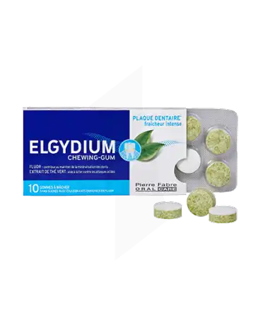 Elgydium Antiplaque Chew Gum B/10