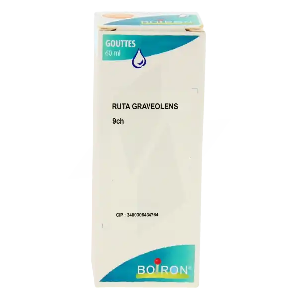 Boiron Ruta Graveolens 9ch Solution Buvable En Gouttes Flacon De 60 Ml