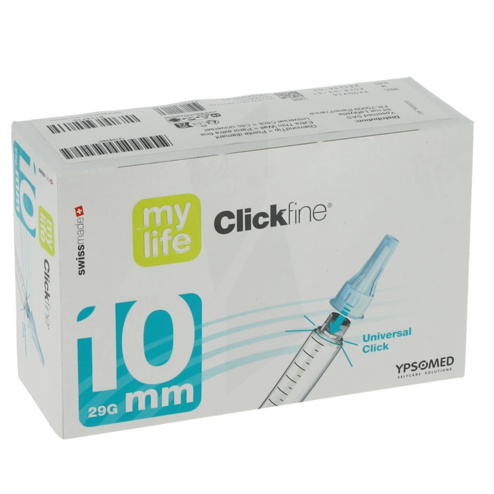 Mylife Clickfine, 10 Mm X 0,33 Mm, Bt 100