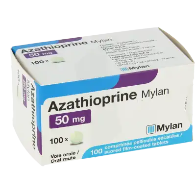 Azathioprine Viatris 50 Mg, Comprimé Pelliculé Sécable à Paris