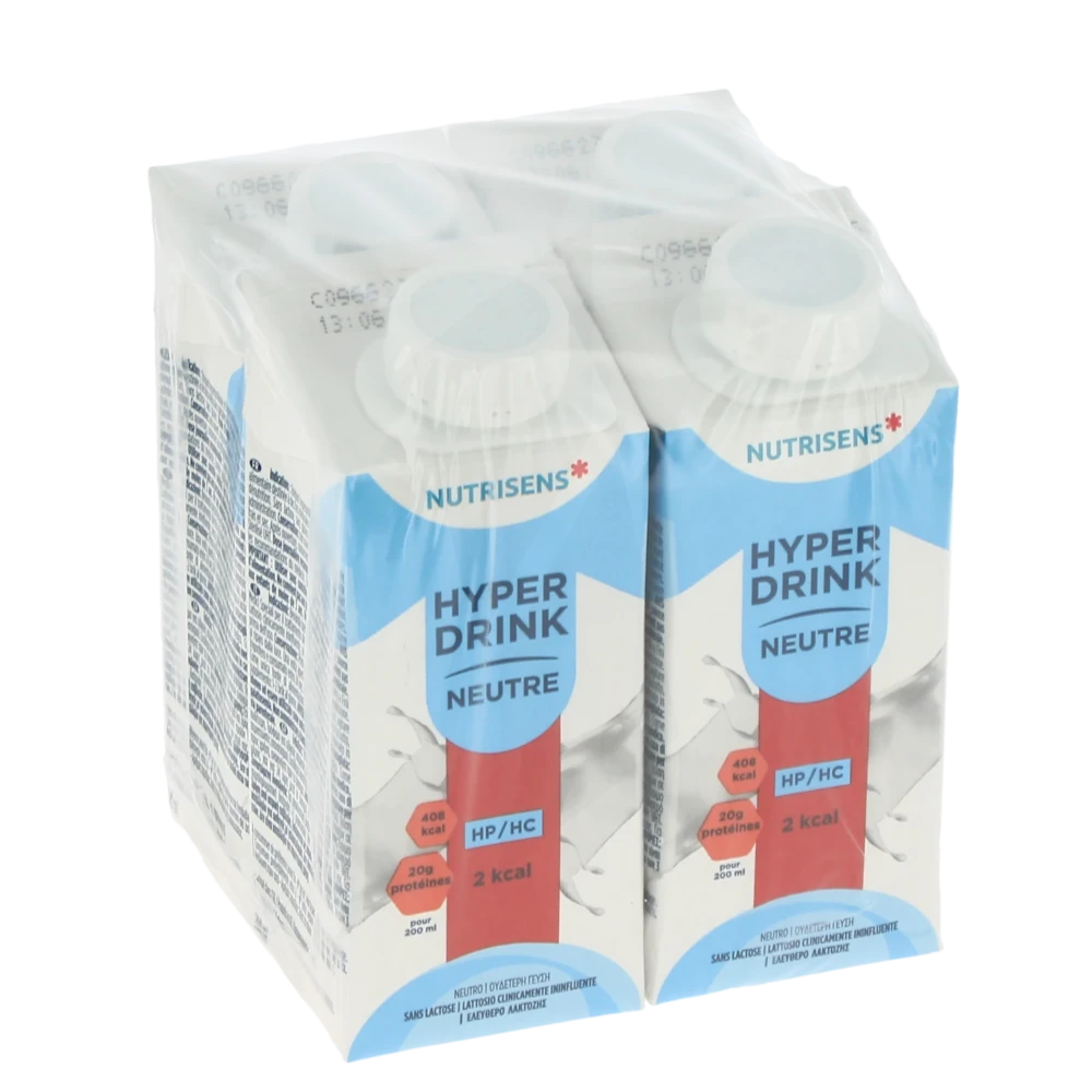 Nutrisens Hyperdrink 2kcal Nutriment Neutre 4briques/200ml