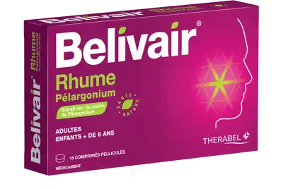 Belivair Rhume Pelargonium, Comprimé Pelliculé à QUINCY-SOUS-SÉNART