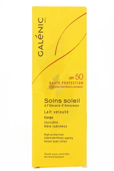 Galenic Soins Soleil Spf50 Lait Velouté Corps T/100ml