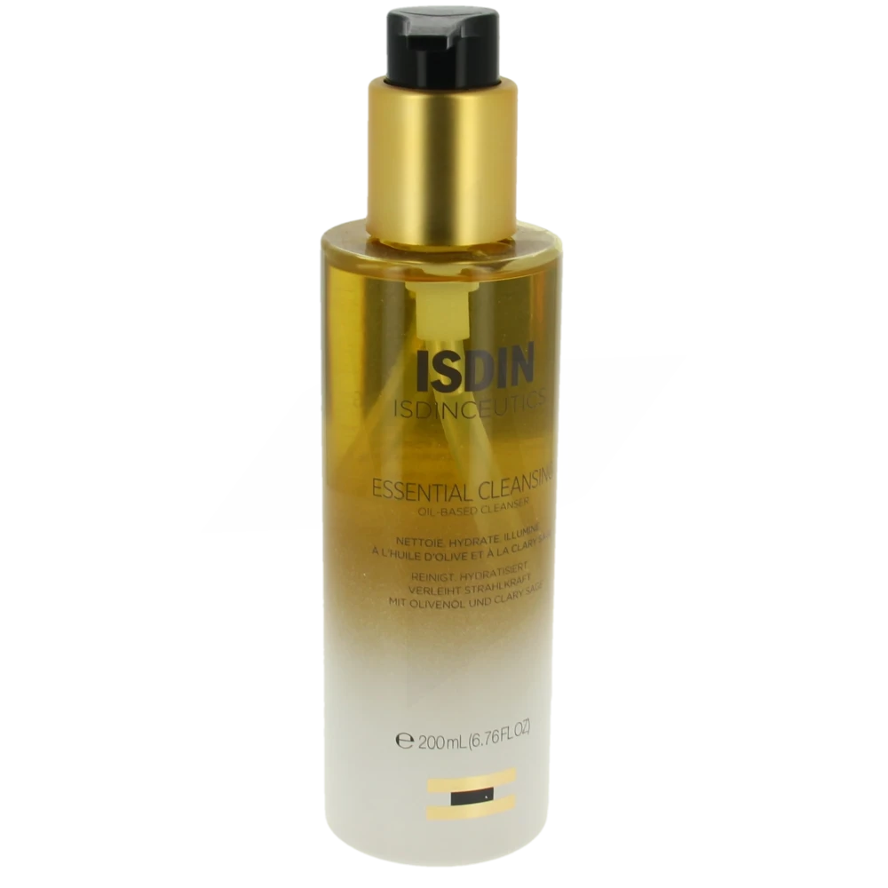 Isdin Essential Cleansing Huile Démaquillante Fl Pompe/200ml