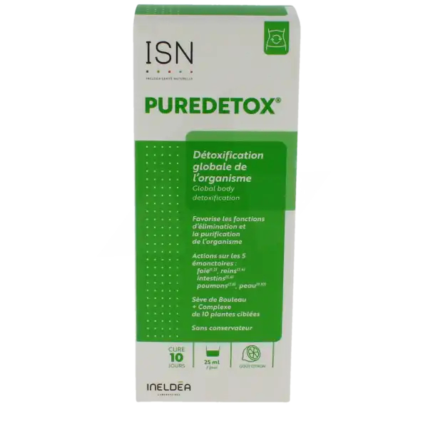 Puredetox Détoxification Global De L'organisme Solution Buvable Fl/250ml