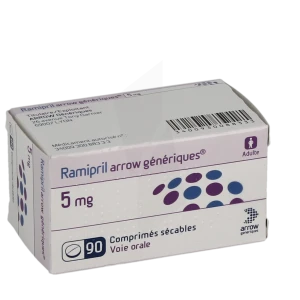 Ramipril Arrow Generiques 5 Mg, Comprimé Sécable