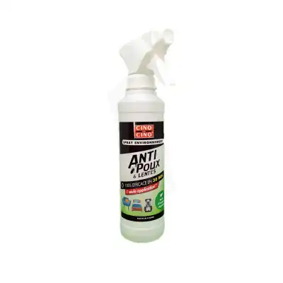 Cinq Sur Cinq Natura Spray Traitement De L'environnement Antipoux Lentes 250ml à Stiring-Wendel