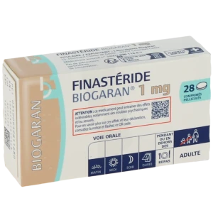 Finasteride Biogaran 1 Mg, Comprimé Pelliculé