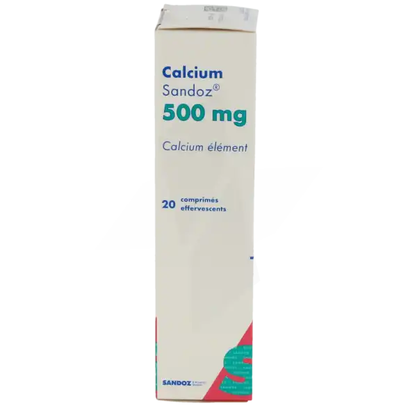 Calcium Sandoz 500 Mg, Comprimé Effervescent