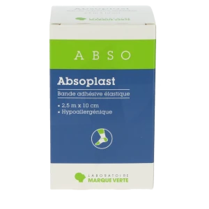 Absoplast Bande Adhésive élastique 2,5 M X 10 Cm