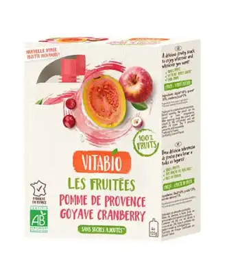 Vitabio Gourde Fruits Pomme Goyave Cranberry à SAINT-PRIEST