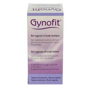 Gynofit Gel Vaginal à L'acide Lactique 6unidoses/5ml