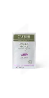 Cattier Masque Crème Argile Rose Peau Sensible 12 Unidoses/5ml à BIGANOS