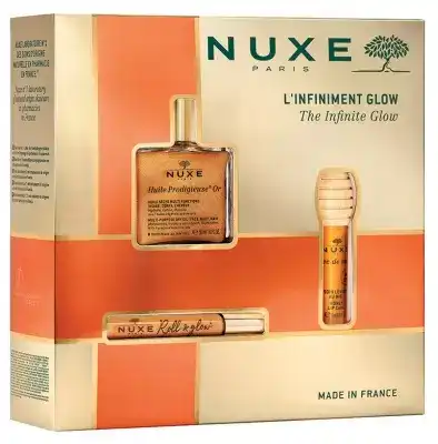 Nuxe Coffret Glow Huile Prodigieuse Or Noël 2024