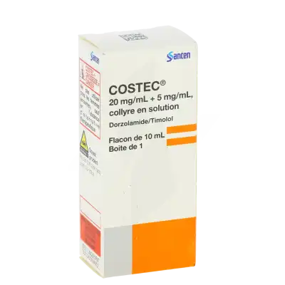 COSTEC 20 mg/mL + 5 mg/mL, collyre en solution