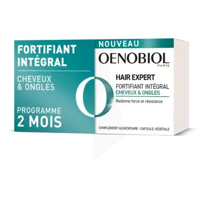 Oenobiol Hair Expert Caps Fortifiant Intégral Cheveux Ongles 2pots/60 à Angers