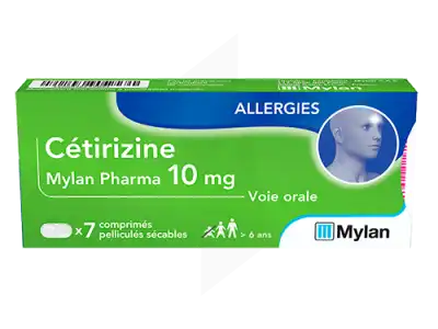 Cetirizine Viatris Conseil 10 Mg, Comprimé Pelliculé Sécable à Lherm