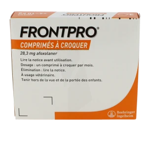 Frontpro 28 Mg Comprimes A Croquer Pour Chiens > 4 - 10 Kg, Comprimé à Croquer