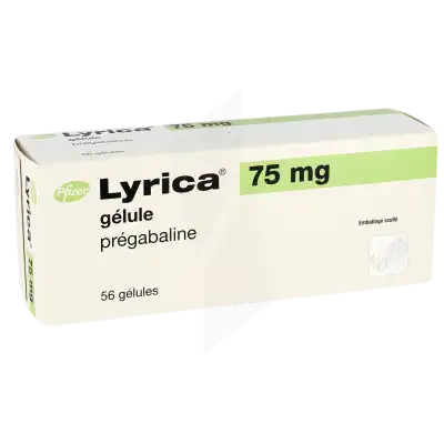 Lyrica 75 Mg, Gélule à CHAMPAGNOLE